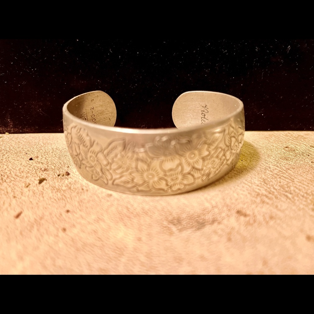 Unusual cuff bracelet- artisan quality